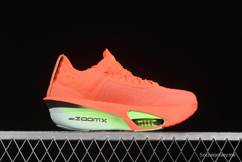 حذاء الجري نايك زوم فابورفلاي نيك زوم فابور فلاي نيكست 3% النموذج الأولي للماراثون الخارق مع وسادة دوال إيرزوم ورغوة زوم إكس - FD8315-600