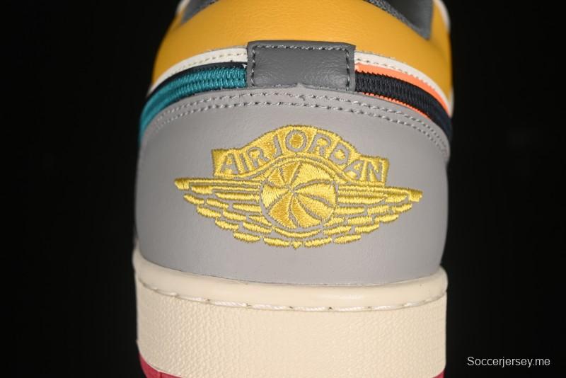 حذاء نايك اير جوردان 1 لاو AJ1 AJ1 سنيكرز سووش كاجوال من نايك - HV4511-133