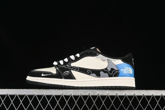 حذاء نايك ترافيس سكوت x Fragment Design x Air Jordan 1 Low OG SP SP AJ1 Collaboration Sneakers - XS2024-052
