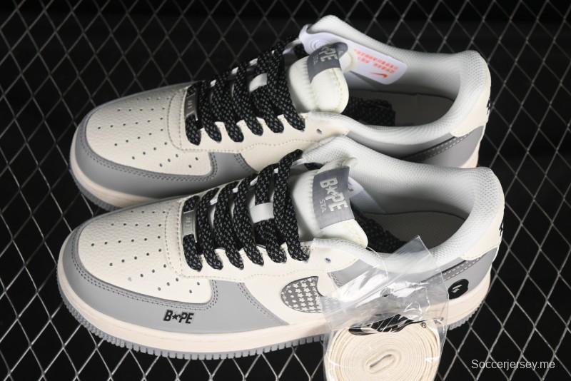 حذاء نايك اير فورس 1'07 منخفض بالتعاون مع بابي سنيكرز كاجوال بيج ستار - XS1958-571