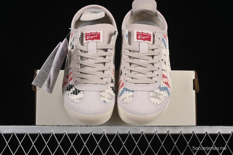 أونيتسوكا تايجر مكسيكو تايجر 66 حذاء رياضي جلدي منخفض الساق - 1183B648-100