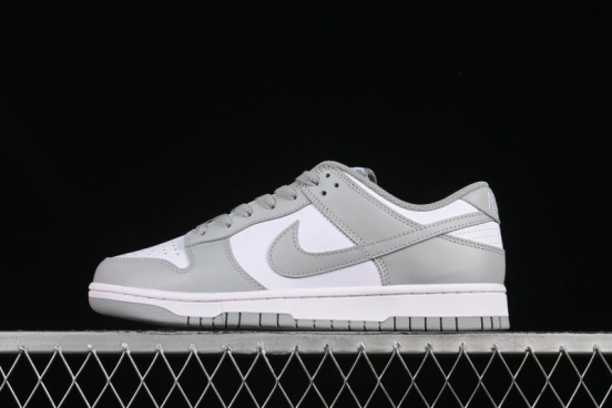 حذاء تزلج نايك SB Dunk Low باللون الأبيض الرمادي منخفض الكاجوال - HF5441-105