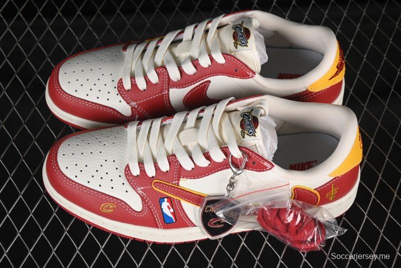 حذاء نايك ترافيس سكوت x Fragment Design x Air Jordan 1 Low OG SP SP AJ1 Collaboration AJ1 سنيكرز كاجوال من نايك - SC9207-031