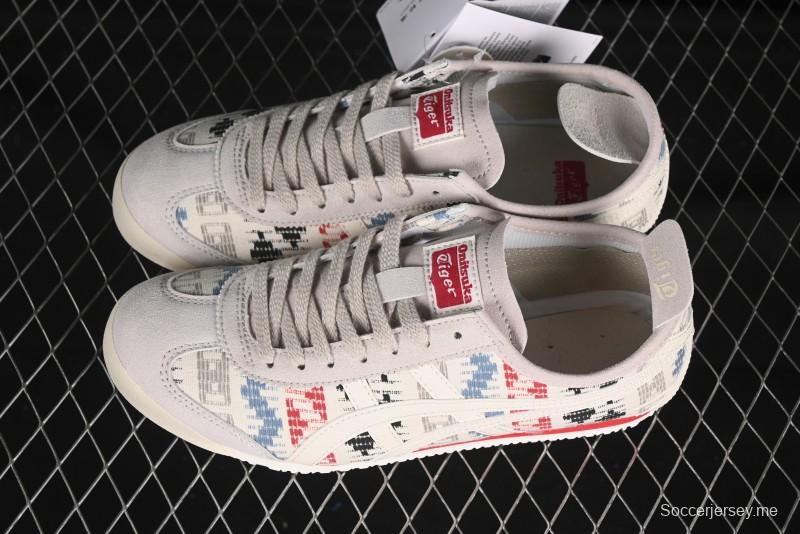 أونيتسوكا تايجر مكسيكو تايجر 66 حذاء رياضي جلدي منخفض الساق - 1183B648-100