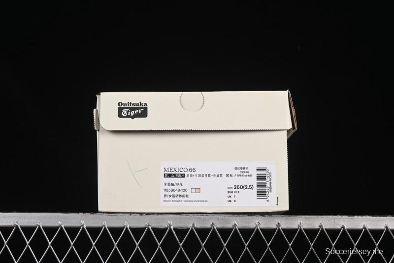 أونيتسوكا تايجر مكسيكو تايجر 66 حذاء رياضي جلدي منخفض الساق - 1183B648-100