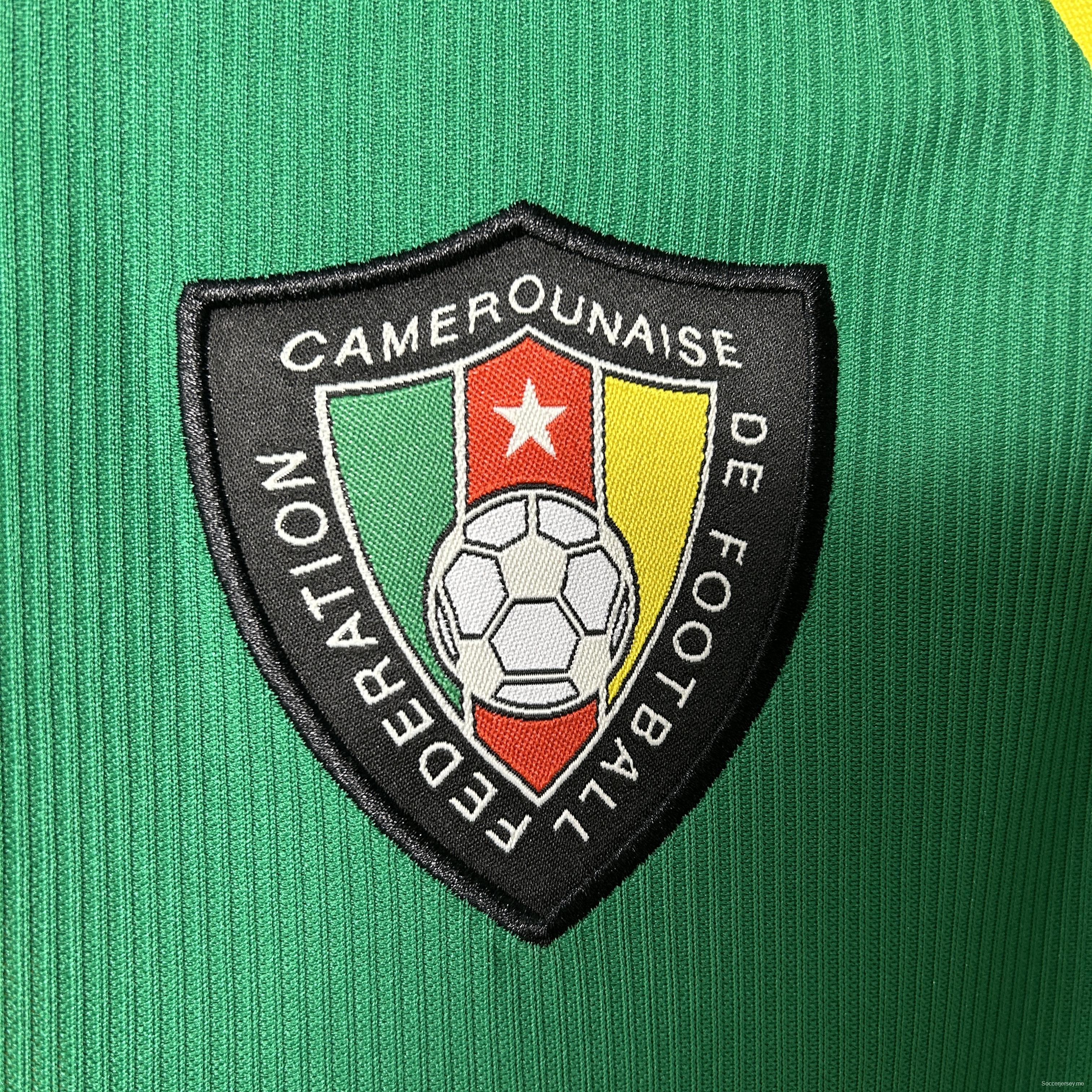 قميص المنتخب الكاميرون 1998 ريترو كاميرون هوم جيرسي