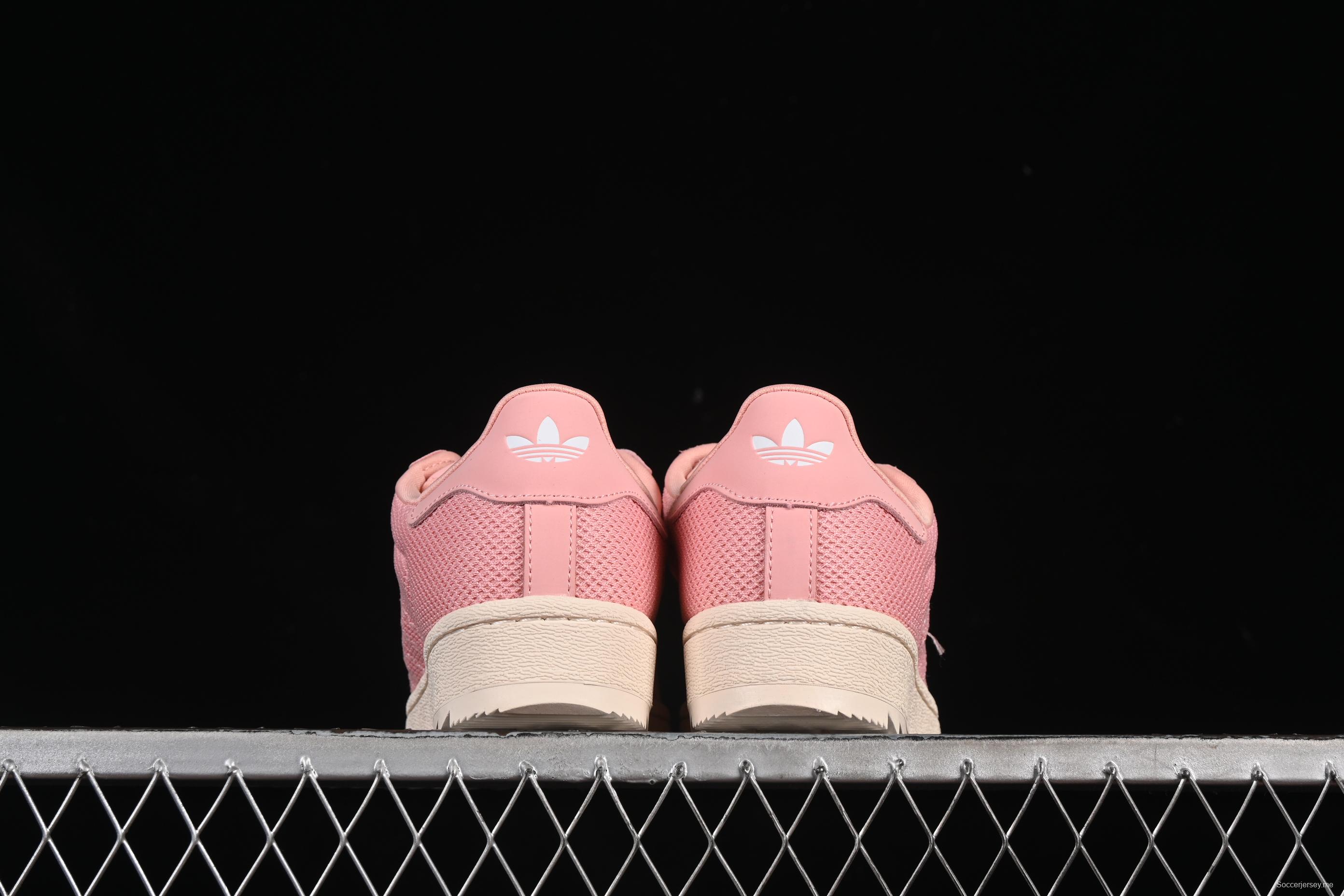 أديداس كلوت كلوت سوبرستار سوبرستار سنيكرز شيل تو في القدمين بتصميم مسنن - IH3645