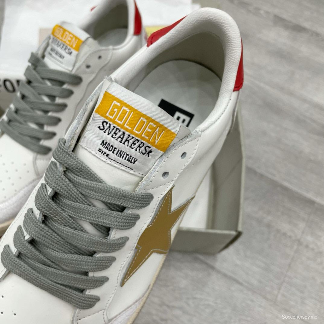 2024 Unisex GGDB White Red Beige Leather Sneakers MJ00260