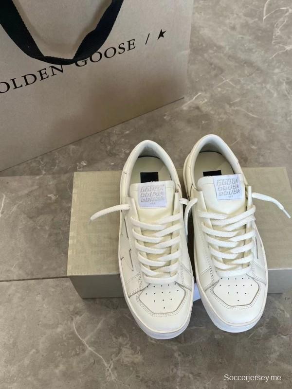 2024 Unisex GGDB White Leather Low Top Sneakers MJ00260