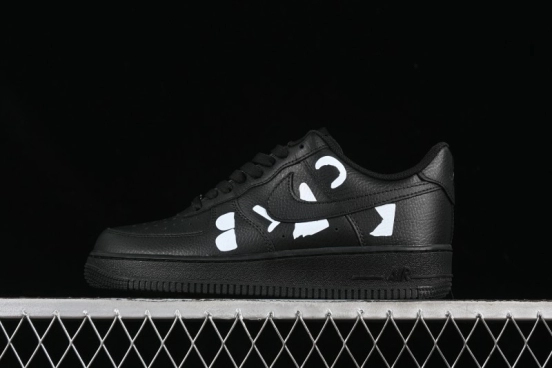 Nike Comme Des Garcons Air Force 1 Low Casual Sneakers with Full-Length Air Cushion - IB9949-001