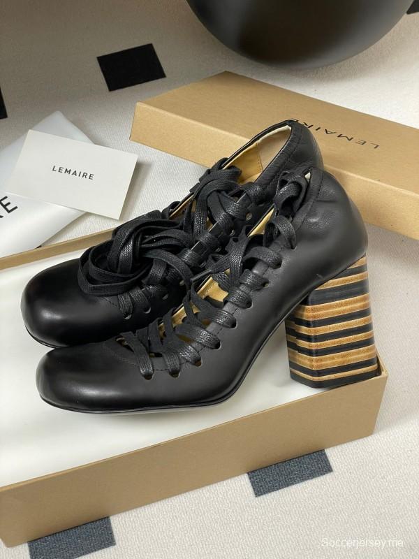 لومير 2025 مجموعة ربيع وصيف 2025 أحذية باليه مسطحة بكعب مسطح وكعب عالٍ من مجموعة لومير - KFY00310