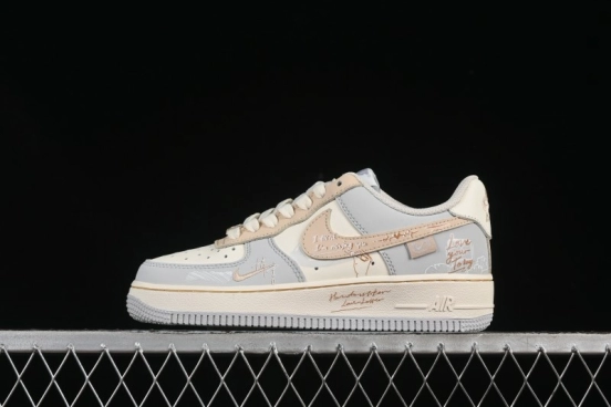 Nike Air Force 1'07 Low Love Letter Casual Sneakers - DB3301-111