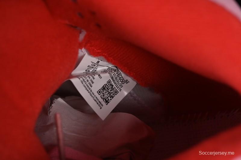 حذاء اويك نيويورك اير جوردان 5 ريترو الرياضي من اويك نيويورك مع اللون الوردي القطبي وشعار اويك نيويورك الشبكي - DV4982-600