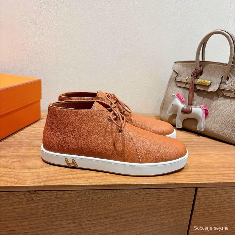 2025 Unisex H Brown Leather Classic Boots AS00380