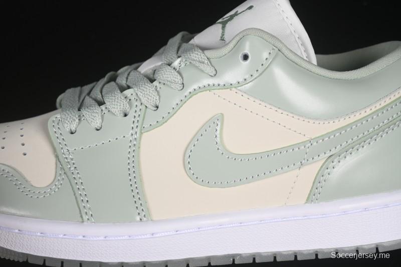 نايك اير جوردان 1 اير جوردان 1 لاو AJ1 AJ1 Amber Green Low Top Low Skate Shoes HF4078-100
