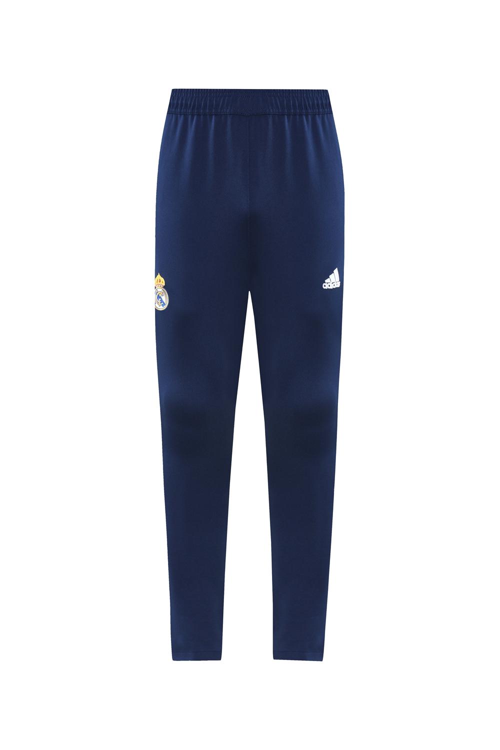 25/26 Real Madrid Navy/White Full Zipper Jacket +Long Pants