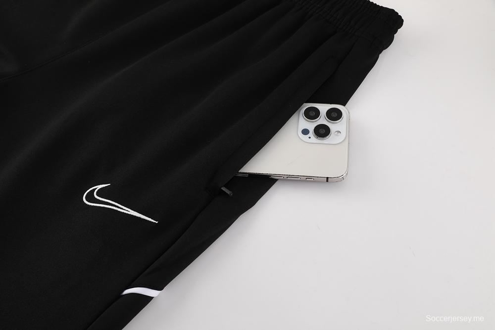 2025 سترة بسحاب كامل أحمر من نايك 2025 + بنطلون طويل