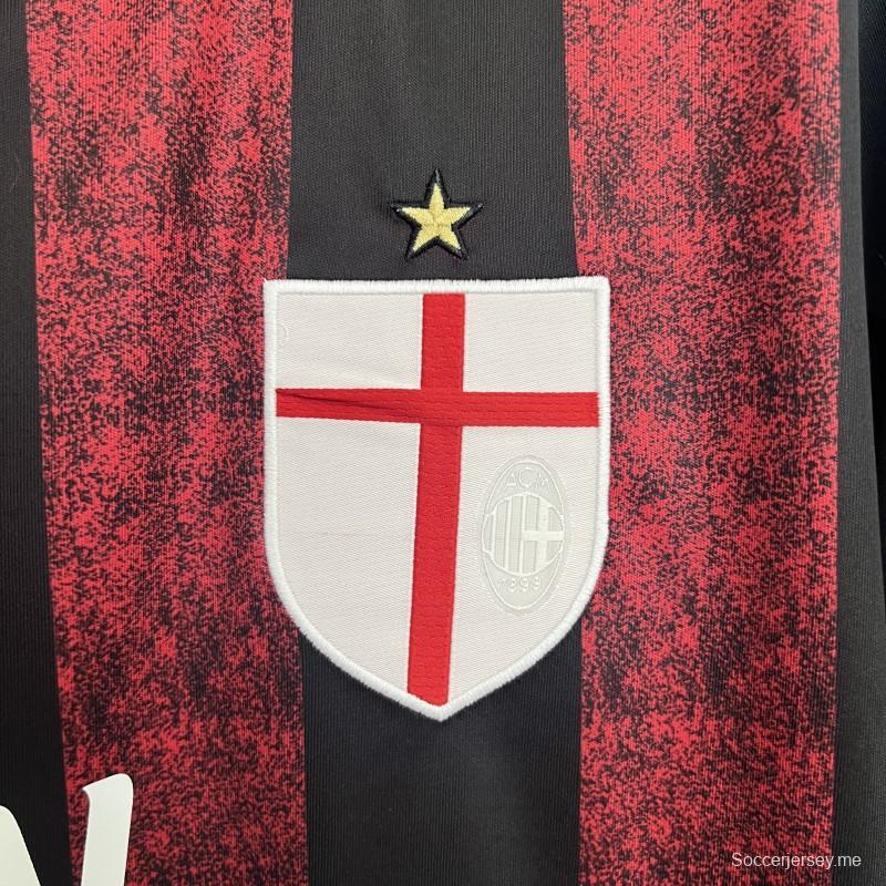 قميص نادي ميلان 15/16 ريترو ميلانو الإيطالي القديم