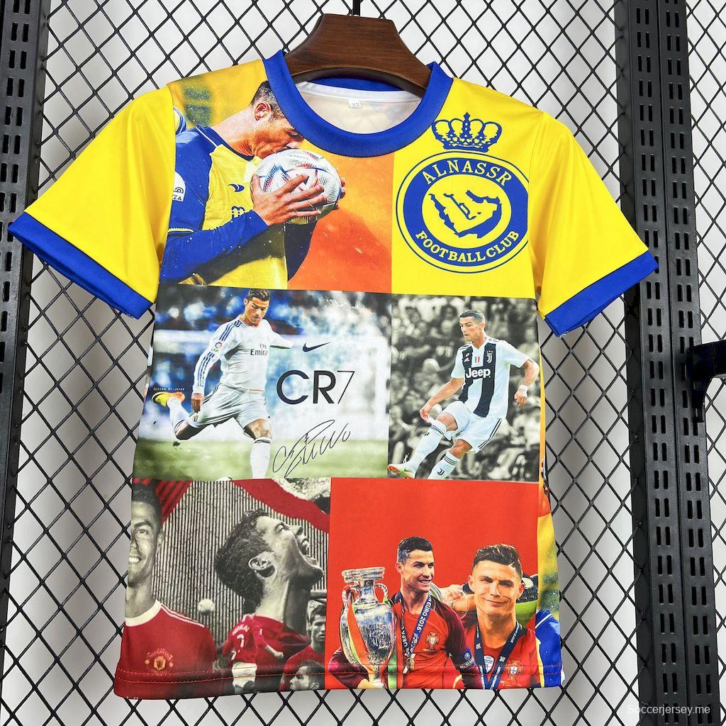 2025/26 طقم كريستيانو رونالدو أول كلوب كلوب ميكس للأطفال