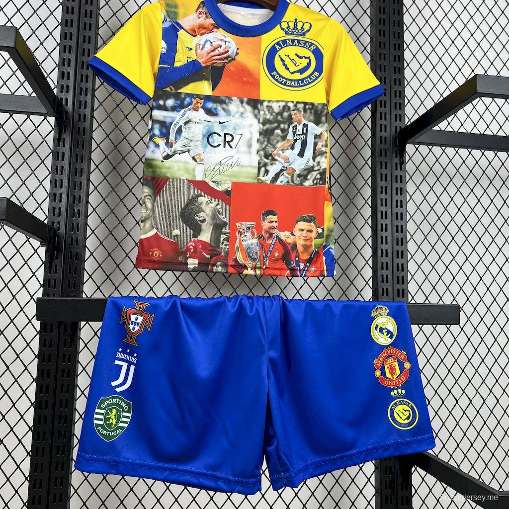 2025/26 طقم كريستيانو رونالدو أول كلوب كلوب ميكس للأطفال