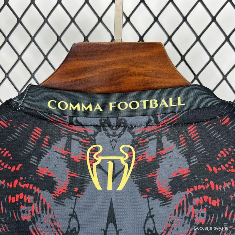 2025/26 باريس سان جيرمان (CAMPEONES DE EUROPA) قميص رمادي