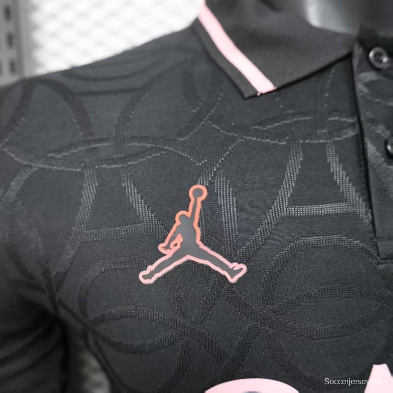 إصدار اللاعب 25/26 قميص باريس سان جيرمان الأسود الخاص 25/26