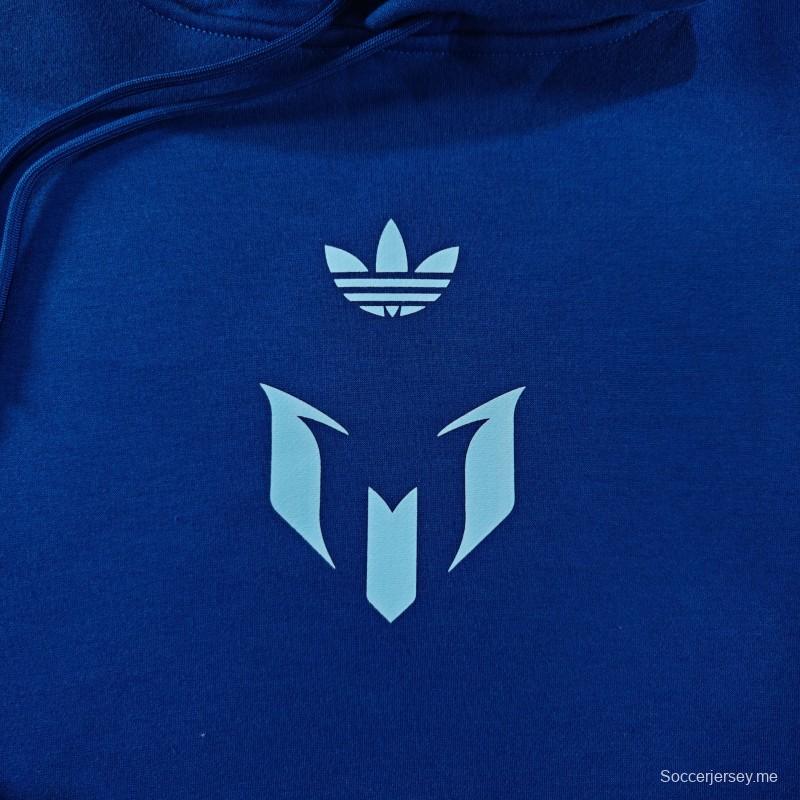 25/26 انتر ميامي ميامي ميسي 25/26 هودي مبطنة بالصوف 9 ألوان سترة بسحاب كامل + بنطال طويل