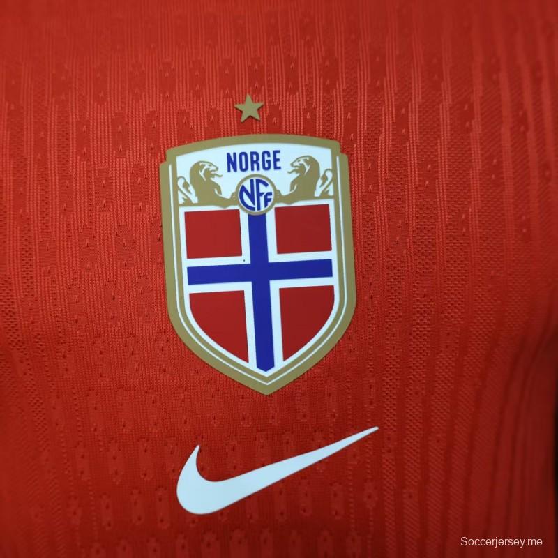إصدار اللاعب 2025 قميص المنتخب النرويجي 2025