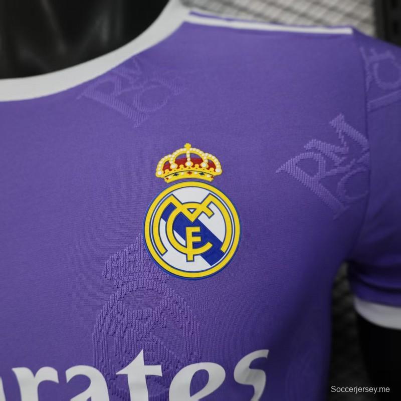 إصدار اللاعب 25/26 قميص خاص بنفسجي خاص بريال مدريد 25/26