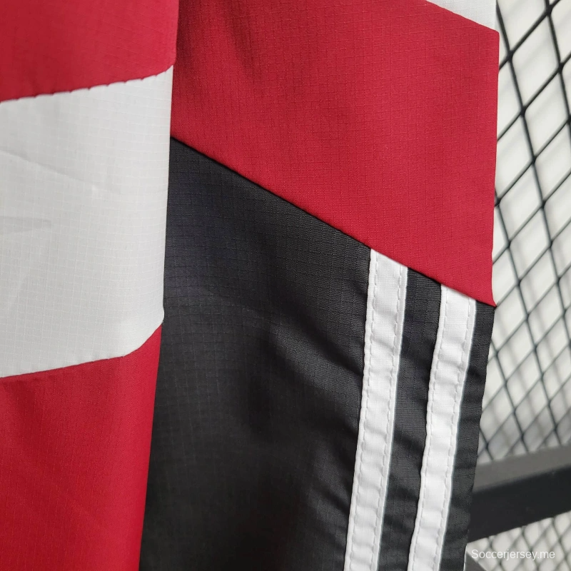 25/26 جاكيت نوتنجهام فورست سترة واقية من الرياح حمراء اللون