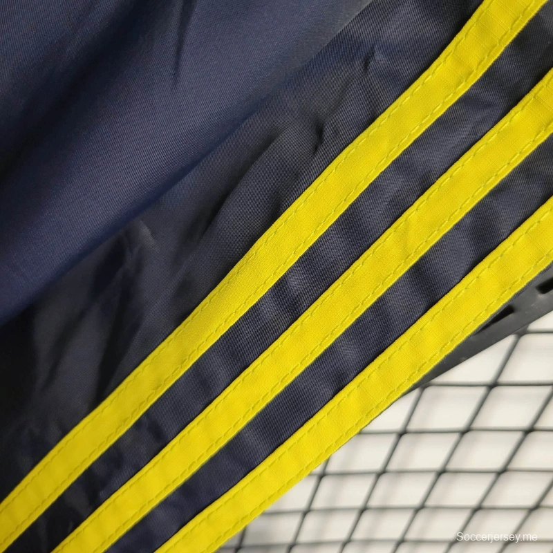 25/26 جاكيت ريال مدريد أسود/بنفسجي سترة واقية من الرياح