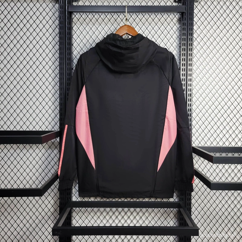 25/26 جاكيت بايرن ميونيخ سترة واقية من الرياح أسود