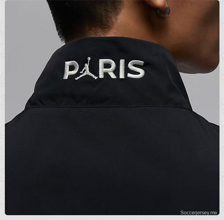 25/26 طقم جاكيت رياضي ريترو بلوك ملون من باريس سان جيرمان - أزرق/أسود/وردي مجموعة السترات الواقية 3 ألوان