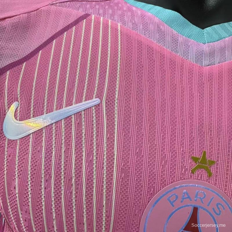 25/26 نسخة اللاعب باريس سان جيرمان الوردي