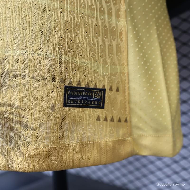 نسخة اللاعب 25/26 قميص الاتحاد الأصفر الثالث 25/26