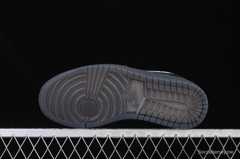 نايك اير جوردان 1 اير جوردان 1 لاو AJ1 اسود كانفاس أبيض كانفاس منخفضة كاجوال حذاء كرة سلة كاجوال - HV596868-001