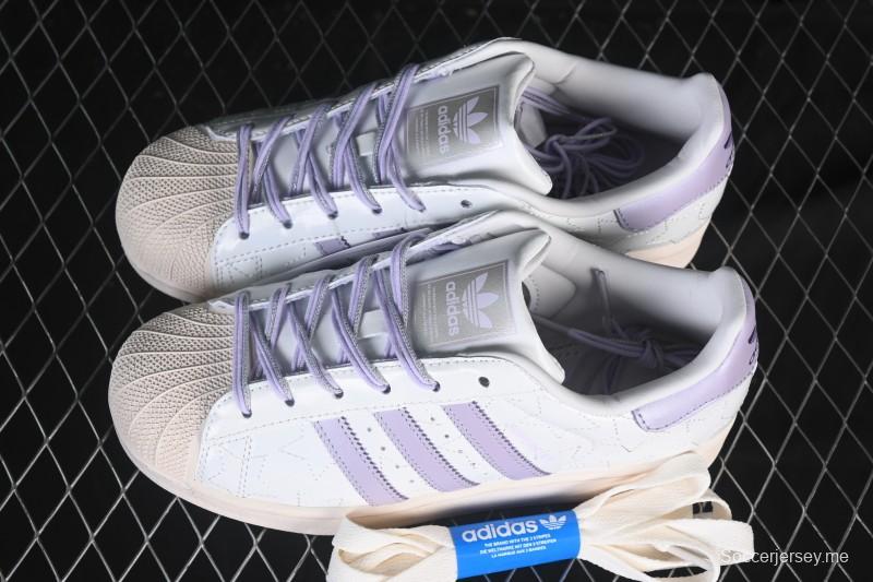 أديداس أوريجينالز سوبرستار II سنيكرز كاجوال بتصميم صدفي من الأمام - JR6984