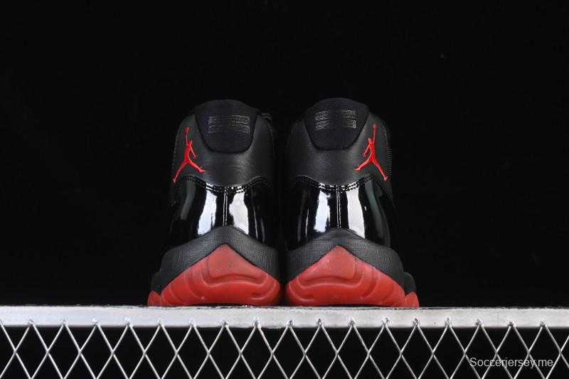 حذاء كرة السلة نايك اير جوردان 11 ريترو جوردان 11 بلاك ريد ريد - 378037-326