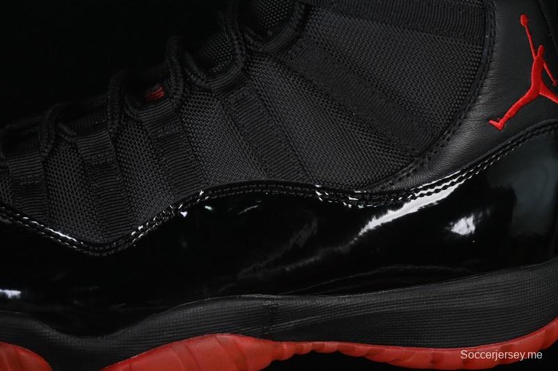 حذاء كرة السلة نايك اير جوردان 11 ريترو جوردان 11 بلاك ريد ريد - 378037-326