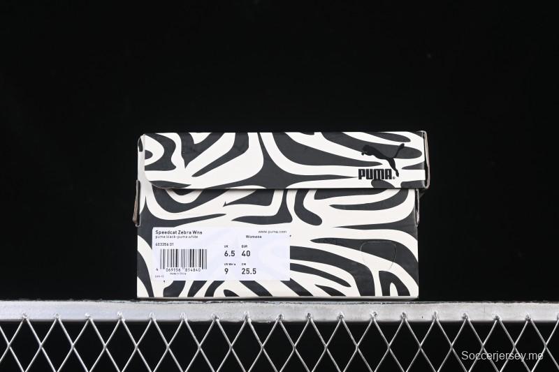 حذاء بوما سبيد كات زيبرا ذو الرقبة المنخفضة لايف ستايل كاجوال - 403356-01