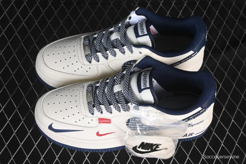 حذاء تزلج نايك اير فورس 1'07 منخفض بالتعاون مع نايك اير فورس 1'07 بيج مموه أحمر أزرق كاجوال هوك - XD2588-609