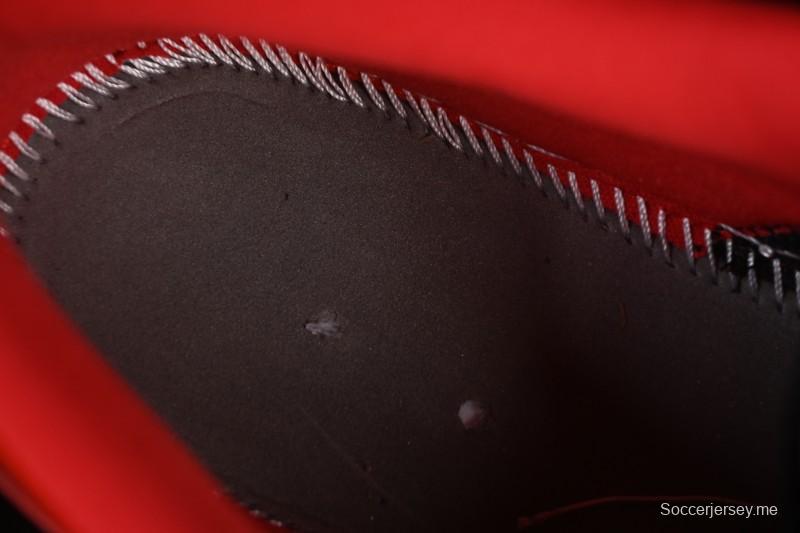 نايك اير جوردان 1 اير جوردان 1 لاو AJ1 جلد براءات الاختراع AJ1 حذاء رياضي كاجوال أسود أحمر منخفض القمة HV4089-006