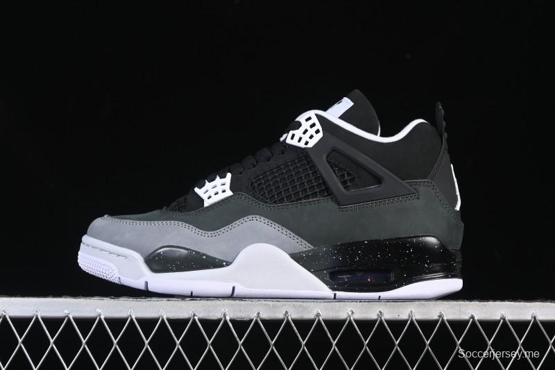 حذاء نايك اير جوردان 4 ريترو لكرة السلة بتصميم حزمة الخوف - FQ8138-002