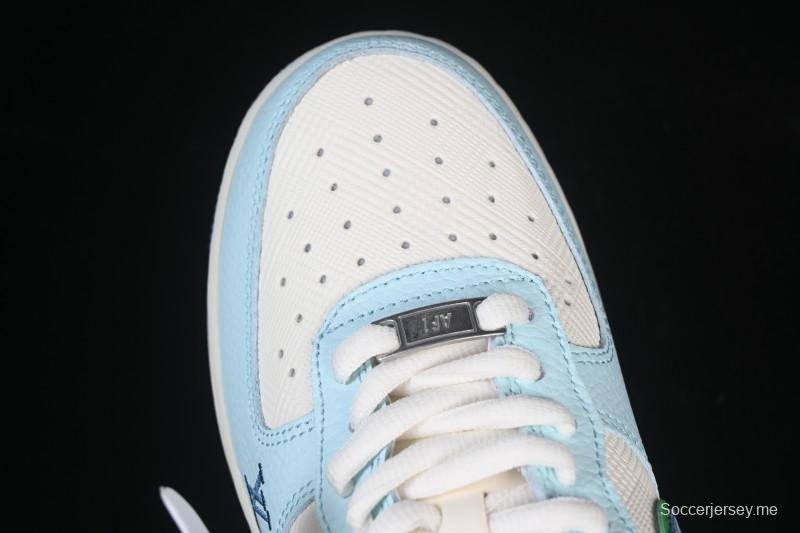 حذاء نايك اير فورس 1 '07 المنخفض من نايك اير فورس 1 '07 LV Collaboration حذاء رياضي كاجوال أزرق أبيض - YF9511-809