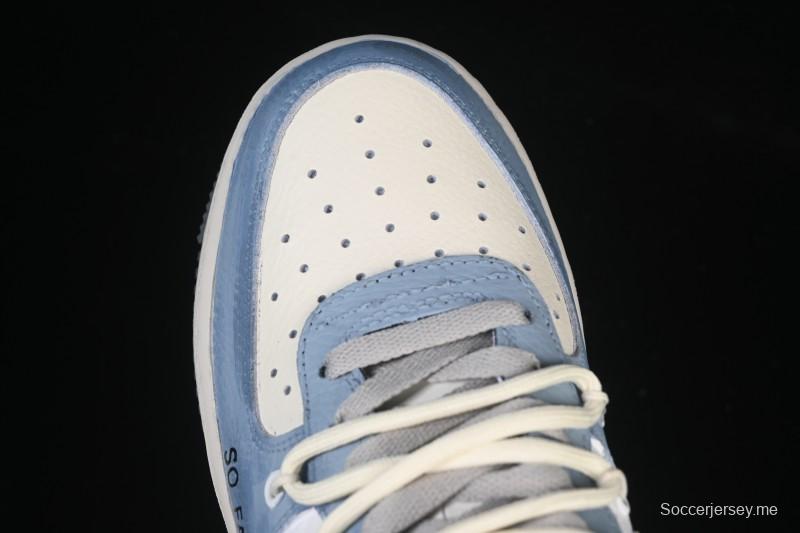 حذاء نايك اير فورس 1'07 منخفض عصر التشققات حذاء رياضي كاجوال مرسوم باليد - KS6896-555