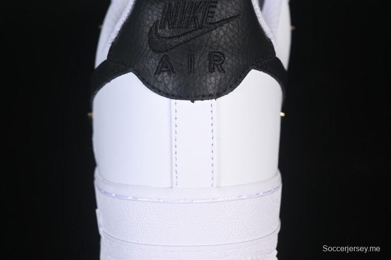 حذاء نايك اير فورس 1'07 منخفض بأربعة خطافات أسود أبيض كاجوال أبيض - ZH0316-113