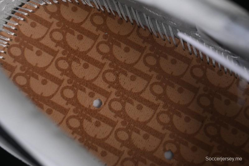 Dior Air Jordan 1 Low White Grey Collaboration Low-Top Sneakers - CN8608-002