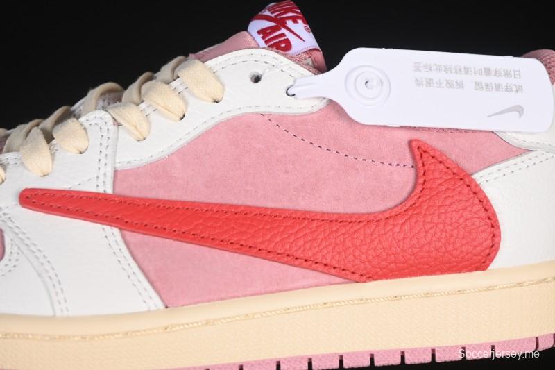 نايك ترافيس سكوت × اير جوردان 1 اير جوردان 1 لو اوج AJ1 DM7866-100