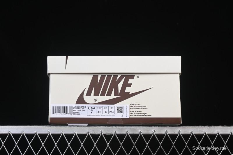 نايك ترافيس سكوت × اير جوردان 1 اير جوردان 1 لو اوج AJ1 DM7866-100