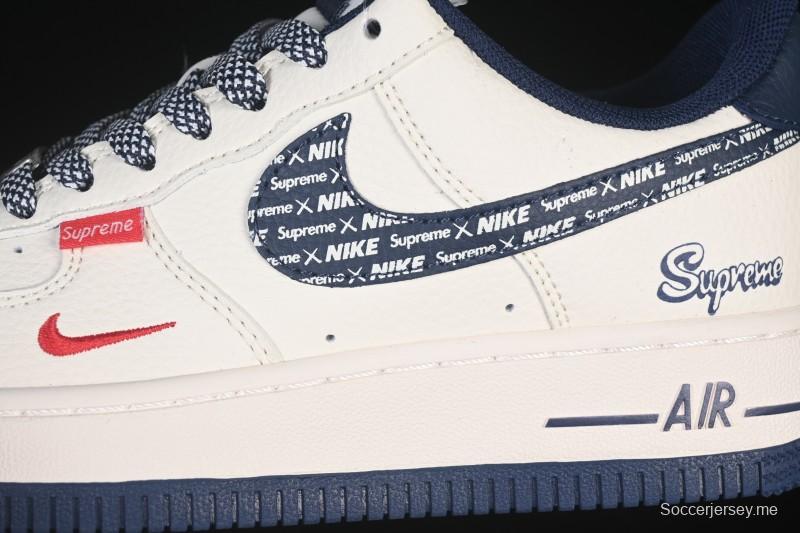 حذاء تزلج نايك اير فورس 1'07 منخفض بالتعاون مع نايك اير فورس 1'07 بيج مموه أحمر أزرق كاجوال هوك - XD2588-609